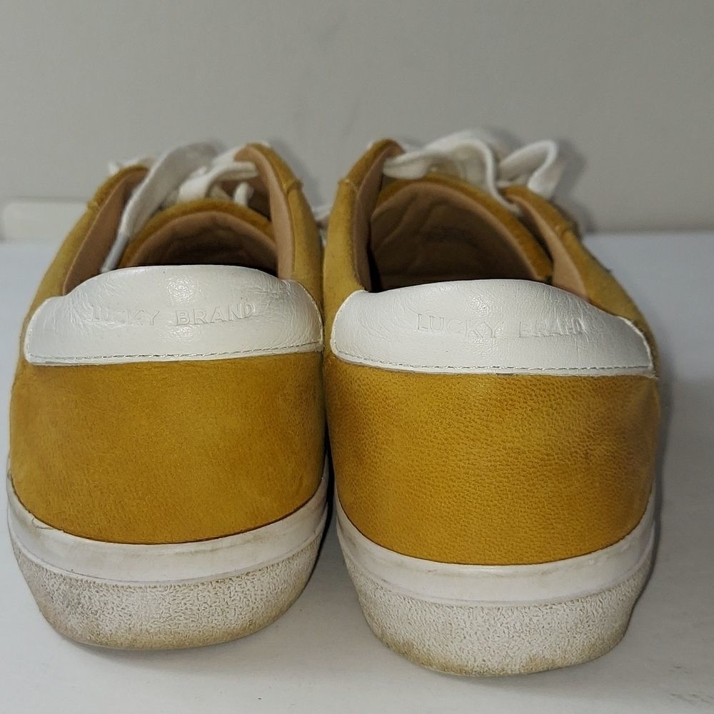 Lucky Brand Darleena Suede Sneakers Sz 9 - Picture 5 of 10